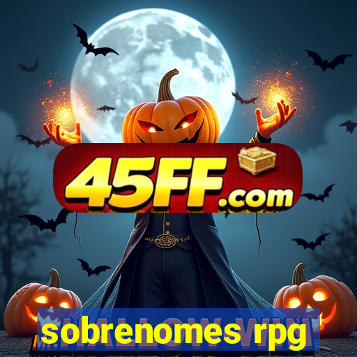 sobrenomes rpg